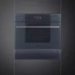 SMEG Linea CPRT115G sötét szürke beépített étel melegentartó fiók