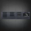 SMEG Linea CPRT115G sötét szürke beépített étel melegentartó fiók