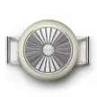 Smeg CSF2412CRM krémszínű tapadásmentes lábas üveg fedővel