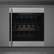 SMEG Classica CVI338RX3 inox 38 palackos pult alá építhető borhűtő
