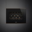 SMEG Dolce Stil Novo CVI621NR3 fekete 21 palackos beépíthető borhűtő