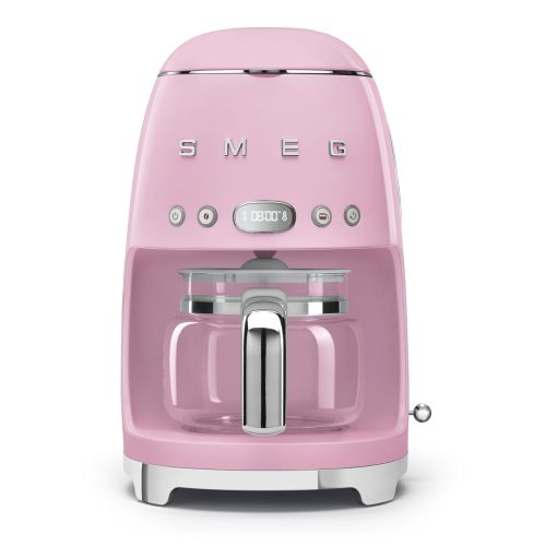 SMEG 50's Style DCF02PKEU rózsaszín retro design filteres kávéfőző