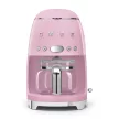 SMEG 50's Style DCF02PKEU rózsaszín retro design filteres kávéfőző