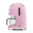 SMEG 50's Style DCF02PKEU rózsaszín retro design filteres kávéfőző