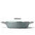 Smeg DPF2812EGM smaragdzöld tapadásmentes alacsony lábas üveg fedővel
