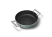 Smeg DPF2812EGM smaragdzöld tapadásmentes alacsony lábas üveg fedővel