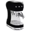 SMEG 50's Style ECF02BLEU fekete retro design karos espresso kávéfőző