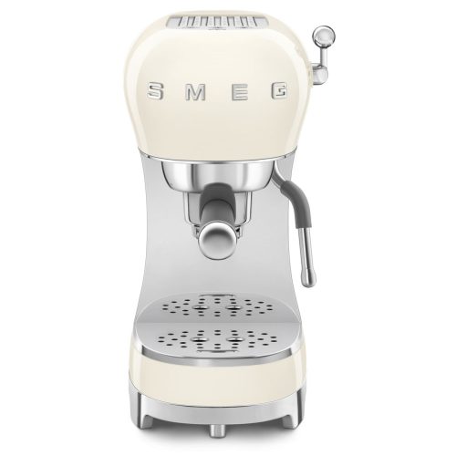 SMEG 50's Style ECF02CREU krémszínű retro design karos espresso kávéfőző