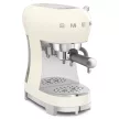 SMEG 50's Style ECF02CREU krémszínű retro design karos espresso kávéfőző