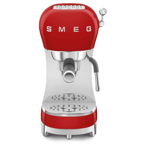 SMEG 50's Style ECF02RDEU piros retro design karos espresso kávéfőző