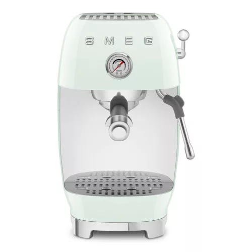 SMEG 50's Style ECF03PGEU világoszöld retro design eszpresszó kávégép cold brew funkcióval