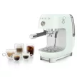SMEG 50's Style ECF03PGEU világoszöld retro design eszpresszó kávégép cold brew funkcióval