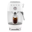 SMEG 50's Style ECF03WHEU fehér retro design eszpresszó kávégép cold brew funkcióval
