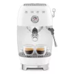 SMEG 50's Style ECF03WHEU fehér retro design eszpresszó kávégép cold brew funkcióval