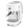 SMEG 50's Style ECF03WHEU fehér retro design eszpresszó kávégép cold brew funkcióval