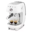 SMEG 50's Style ECF03WHEU fehér retro design eszpresszó kávégép cold brew funkcióval