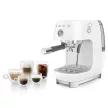 SMEG 50's Style ECF03WHEU fehér retro design eszpresszó kávégép cold brew funkcióval