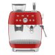 SMEG 50's Style EGF03RDEU Piros retro design darálós eszpresszó kávégép