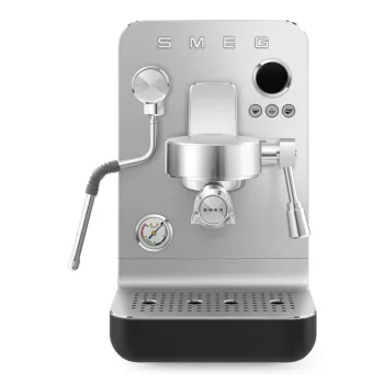 Smeg Collezione MINIPRO EMC02BLMEU matt fekete félautomata espresso karos kávéfőző gép