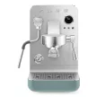 Smeg Collezione MINIPRO EMC02EGMEU matt smaragdzöld félautomata espresso karos kávéfőző gép