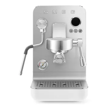 Smeg Collezione MINIPRO EMC02WHMEU matt fehér félautomata espresso karos kávéfőző gép