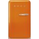 SMEG 50's Style FAB10LOR6 narancssárga retro design hűtőszekrény fagyasztóval
