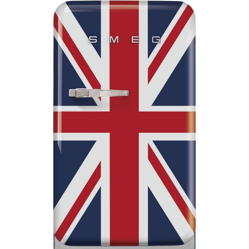 SMEG 50's Style FAB10RDUJ6 Union Jack mintás retro design hűtőszekrény fagyasztóval