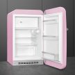 SMEG 50's Style FAB10RPK6 rózsaszín retro design hűtőszekrény fagyasztóval