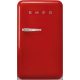 SMEG 50's Style FAB10RRD5 piros retro design hűtőszekrény fagyasztóval