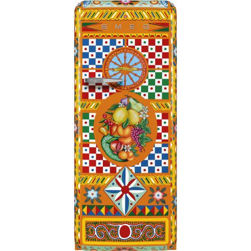 SMEG 50's Style FAB28RDGC6 Dolce&Gabbana fagyasztós szabadonálló retro design hűtőszekrény