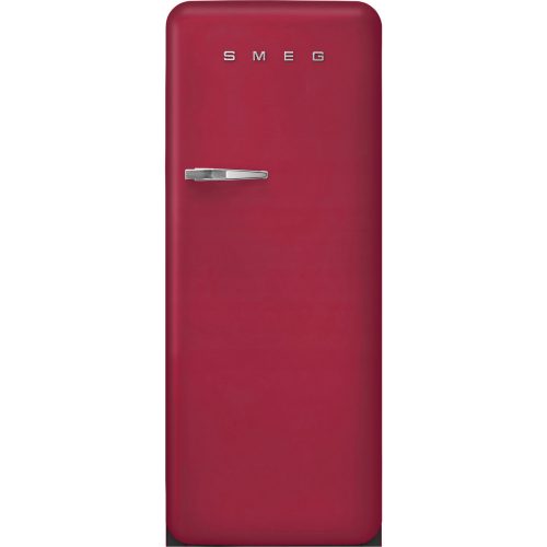 SMEG 50's Style FAB28RDRB6 matt rubinvörös fagyasztós szabadonálló retro design hűtőszekrény