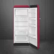 SMEG 50's Style FAB28RDRB6 matt rubinvörös fagyasztós szabadonálló retro design hűtőszekrény