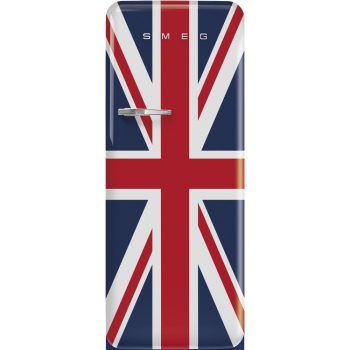 SMEG 50's Style FAB28RDUJ6 Union Jack mintás fagyasztós szabadonálló retro design hűtőszekrény