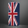 SMEG 50's Style FAB28RDUJ6 Union Jack mintás fagyasztós szabadonálló retro design hűtőszekrény