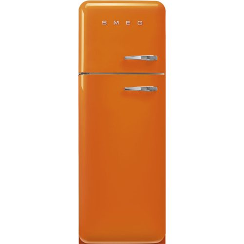 SMEG 50's Style FAB30LOR5 narancssárga felülfagyasztós szabadonálló retro design hűtőszekrény f