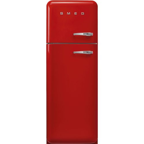 SMEG 50's Style FAB30LRD5 piros retro design felülfagysztós kombinált hűtő