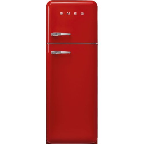 SMEG 50's Style FAB30RRD5 piros felülfagyasztós kombinált retro design hűtőszekrény fagyasztóva