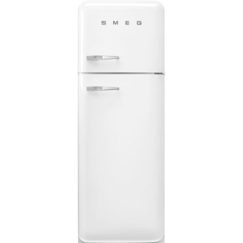 SMEG 50's Style FAB30RWH5 fehér felülfagyasztós kombinált retro design hűtőszekrény fagyasztóva