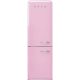 SMEG 50's Style FAB32LPK5 rózsaszín alulfagyasztós kombinált retro design hűtőszekrény fagyaszt