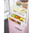 SMEG 50's Style FAB32LPK5 rózsaszín alulfagyasztós kombinált retro design hűtőszekrény fagyaszt
