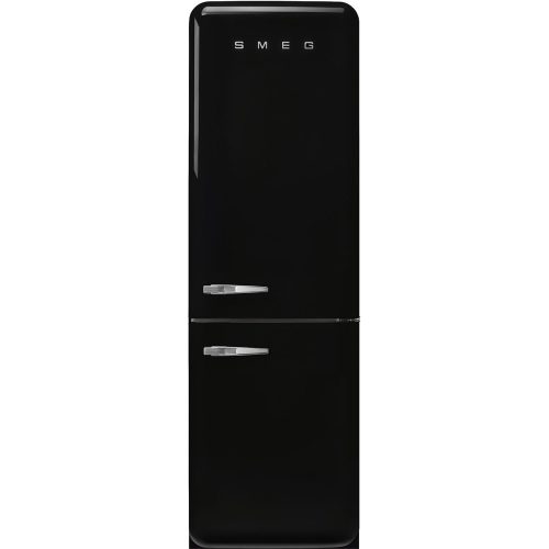SMEG 50's Style FAB32RBL5 fekete alulfagyasztós kombinált retro design hűtőszekrény fagyasztóva
