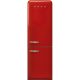SMEG 50's Style FAB32RRD5 piros alulfagyasztós kombinált retro design hűtőszekrény fagyasztóval