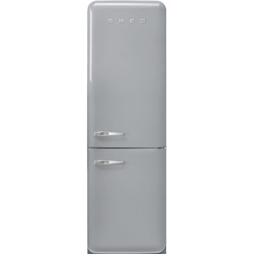 SMEG 50's Style FAB32RSV5 ezüst alulfagyasztós kombinált retro design hűtőszekrény fagyasztóval