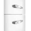 SMEG 50's Style FAB32RWH5 fehér alulfagyasztós kombinált retro design hűtőszekrény fagyasztóval