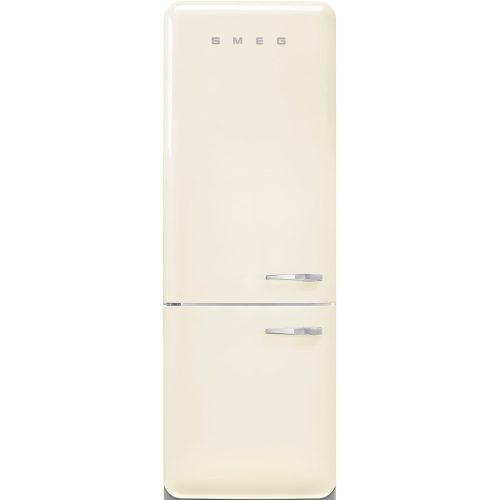 SMEG 50's Style FAB38LCR5 krémszínű alulfagyasztós kombinált retro design hűtőszekrény fagyaszt
