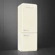SMEG 50's Style FAB38RCR6 krémszínű alulfagyasztós kombinált retro design hűtőszekrény fagyaszt