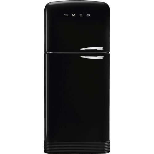 SMEG 50's Style FAB50LBL5 fekete felülfagyasztós kombinált retro design hűtőszekrény fagyasztóv
