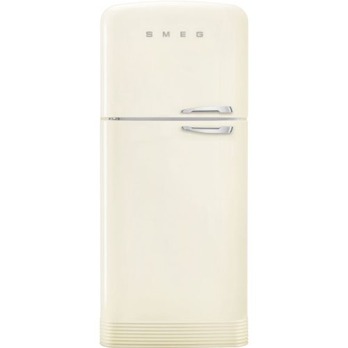 SMEG 50's Style FAB50LCR5 krémszínű felülfagyasztós kombinált retro design hűtőszekrény fagyasz