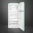 SMEG 50's Style FAB50RPG5 mentazöld felülfagyasztós kombinált retro design hűtőszekrény fagyasz