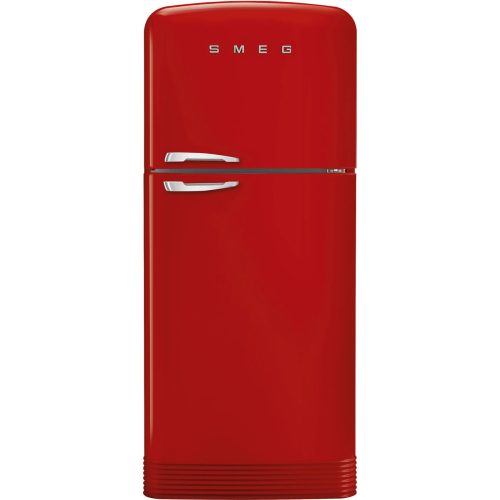 SMEG 50's Style FAB50RRD5 piros felülfagyasztós kombinált retro design hűtőszekrény fagyasztóva